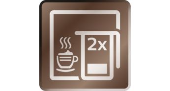 Un cappuccino ou un latte macchiato chaud et délicieux sur simple pression d'un bouton