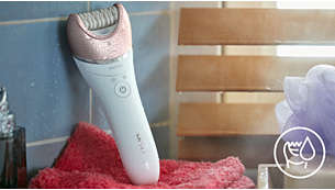 Cordless wet and dry for use in bath or shower