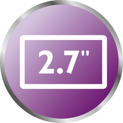 Экран 2,7 с высоким разрешением — четкое изображение благодаря системе ночного видения