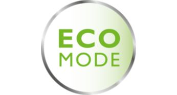 Energy saving eco mode with connection indication
