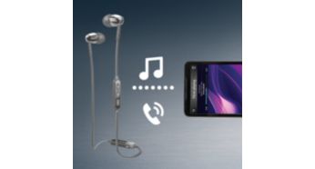 Wireless control and support for music and calls