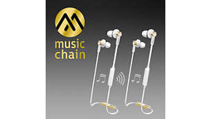 MusicChain™ allows easily music sharing with friend