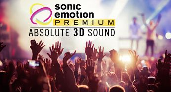 Immersive sound with clear voice designed by sonic emotion