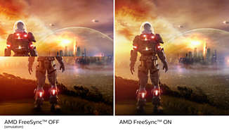 Effortlessly smooth gameplay with AMD FreeSync technology