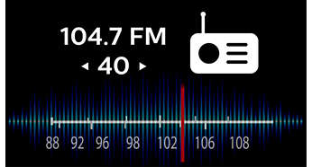 FM digital tuning with auto scan and presets for ease of use