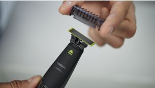 4 clip-on 3-day beard combs (1, 2, 3 or 5 mm) for a uniform 3-day beard