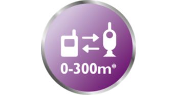 Εμβέλεια έως και 300 μέτρα*