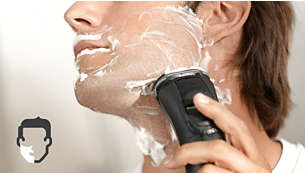 Wet and wet, you can enjoy a comfortable dry shaving, as well as a fresh and clean wet shave