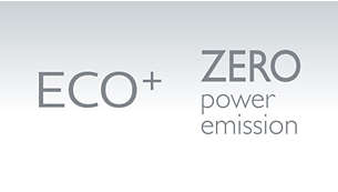 Emissão de zero energia quando o modo ECO+ está activado