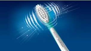 Tecnologia patenteada da escova de dentes Sonicare