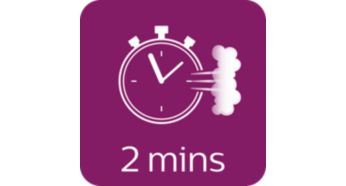 Gata de utilizare în 2 minute cu reîncărcare nelimitată