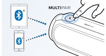Обменяйте музика незабавно между 2 устройства с MULTIPAIR