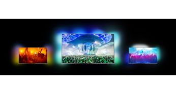 Усетете музиката, докато Ambilight я следва