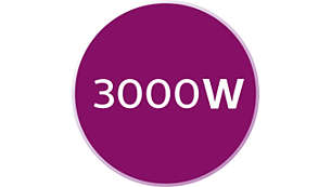 3000 W ile hızlı ısınma ve güçlü performans