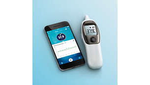 Automatische Synchronisation mit Philips health app über Bluetooth®