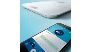 Automatically syncs to the Philips health app via Bluetooth®