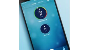Measures systolic & diastolic pressure and heart rate