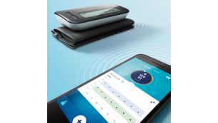 Synchronisation automatique avec l'application santé Philips HealthSuite via Bluetooth®