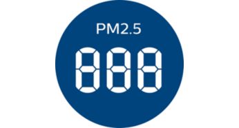 实时数字化室内 PM2.5 反馈，搭配四色LED灯