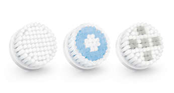 A wide range of brush heads to suit your skin's needs
