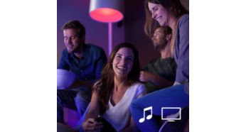 Synchronizujte svetlá Philips Hue s filmami a hudbou