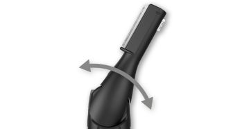 Flexing head for more control in hard to reach areas