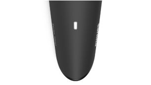 Quickly see the status of your trimmer’s battery