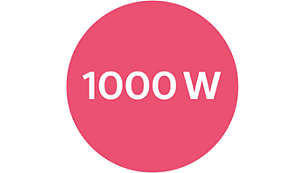 1000W power for gentle drying