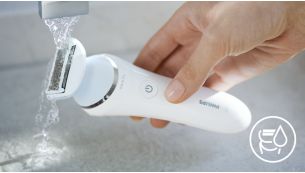 Wet and dry for use in bath or shower