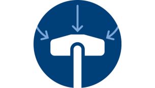 Мощное всасывание через 3 отверстия