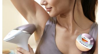 Underarm medium-sized attachment with curved-out design