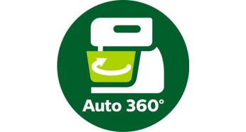 Automatic driven bowl for thorough mixing