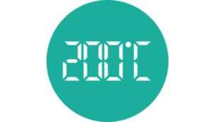 Up to 200&deg;C for perfect results