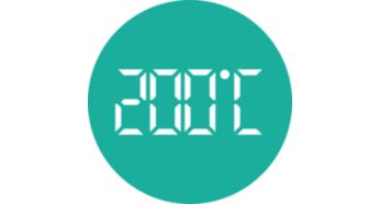 Up to 200°C for perfect results