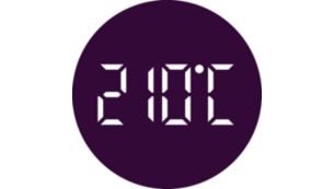 Up to 210°C for perfect results