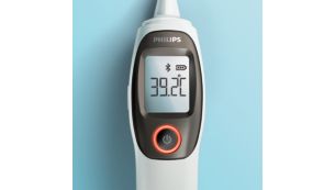 Red LED display ring for rapid high-temperature indication