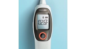 Red LED display ring for rapid high temperature indication