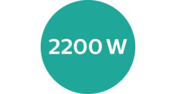 2200 W бърза, висока мощност при сушене