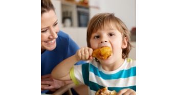 Des plats délicieux, tendre à l'intérieur et croustillant à l'extérieur