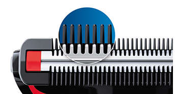 Guard your skin, while trimming as close as 0.5 mm
