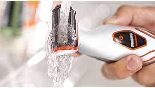 Facile à nettoyer et à utiliser à sec ou sous la douche