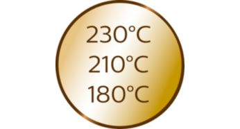 3 топлинни настройки и 3 настройки за време за различни типове коса
