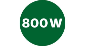 Мощен 800 W мотор за страхотни резултати