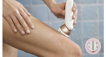 A escova para esfoliação corporal remove as células mortas da pele