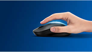 Il design ergonomico del mouse offre un comfort elevato