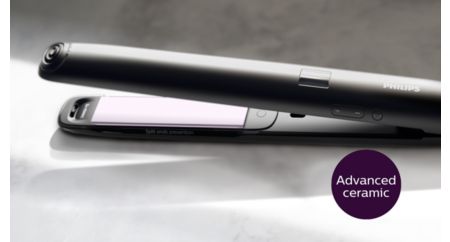 straightcare جهاز تمليس الشعر بتقنية splitstop bhs677 03 philips