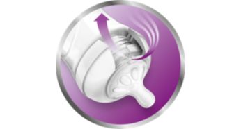 Unique anti-colic valve technology