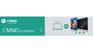 Gestiona los ajustes de varias pantallas con CMND & Control