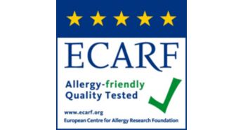 Certified or tested by ECARF and Airmid