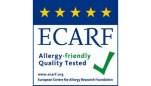 Certified or tested by ECARF and Airmid